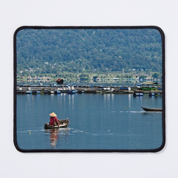 Item preview, Traditional fisherman in a dugout canoe on the lake designed and sold by franck380.
