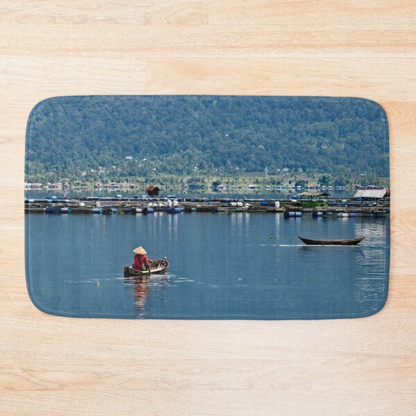 Item preview, Traditional fisherman in a dugout canoe on the lake designed and sold by franck380.
