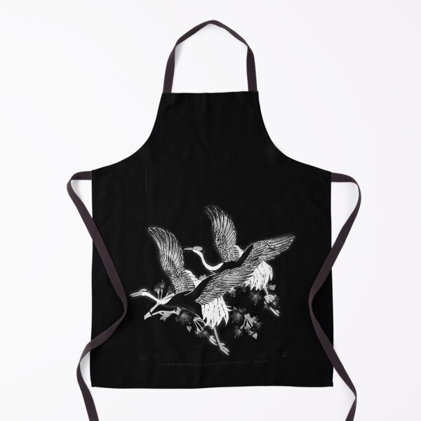 Item preview, Elegant Monochrome Flying Cranes designed and sold by ELEGANCE98.