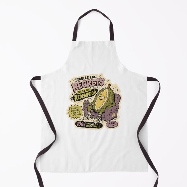 Item preview, Durian Smells Like Regrets Tastes Like Redemption Socially Risky Offends Everyone Funny Durian Lover Club designed and sold by Yellowriversss.