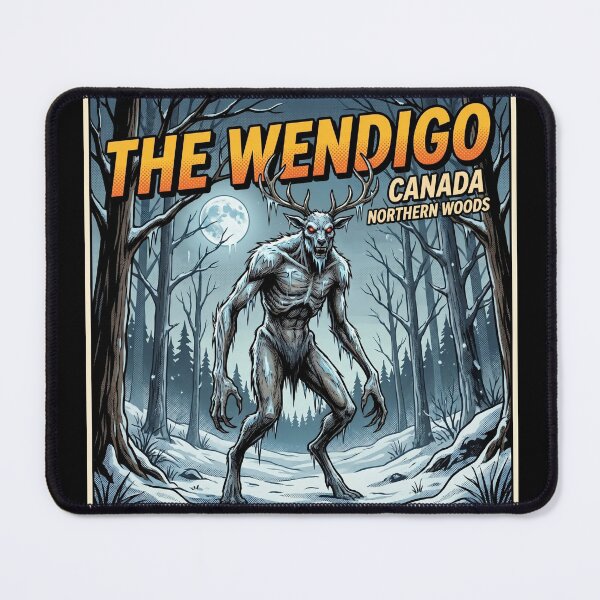 Item preview, Wendigo Cryptid – Horror Comic Design designed and sold by redsharkuk.