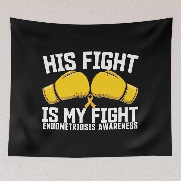 Item preview, Endometriosis Awareness Yellow Ribbon designed and sold by SapfireStuArt.