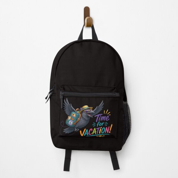 Item preview, Time for Vacation! – Funny Traveling Crow Adventure Design designed and sold by Tadeusz1.