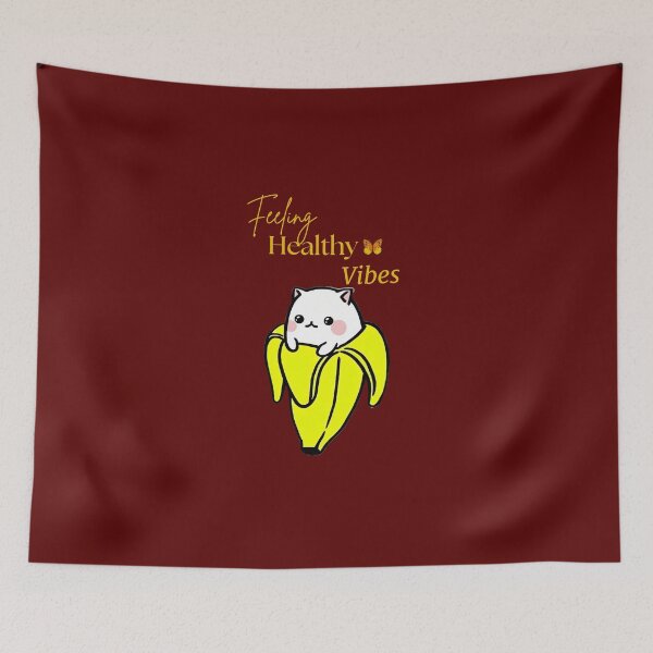 Item preview, Cute  funny  cat  with Health quote designed and sold by Brewgoodness.
