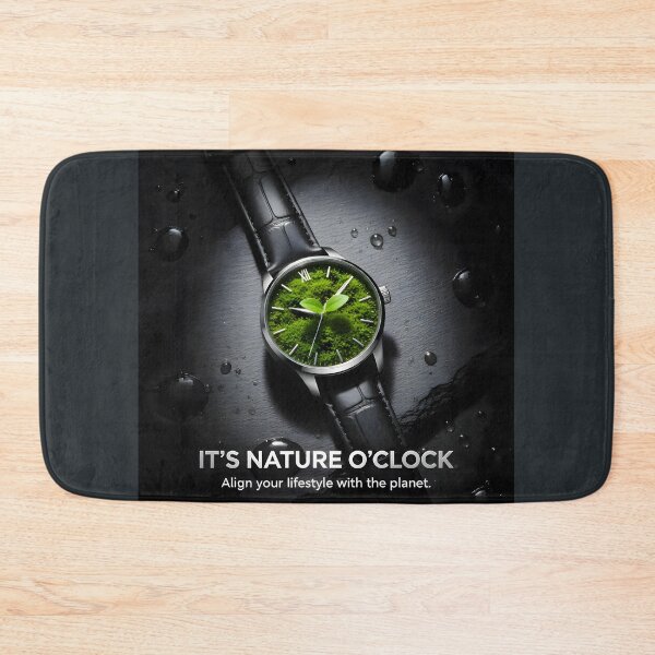 Item preview, Nature O'Clock Eco Watch: Premium Sustainable Lifestyle Luxury Product Ad designed and sold by Creative-RE.