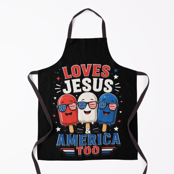 Item preview, Love Jesus America Boy 4th July Popsicle Christian Patriotic designed and sold by OlakunleOloroz.