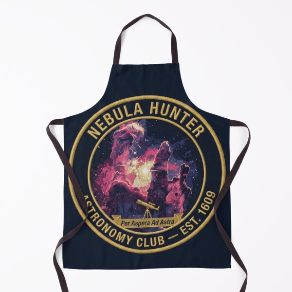 Item preview, Nebula Hunter Astronomy Club Vintage Badge Est 1609 designed and sold by CalmCapy Co.