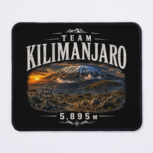 Item preview, Team Kilimanjaro Mountain Hiking Design 4 designed and sold by Miles&Moments.