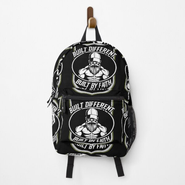 Item preview, Built Different Built By Faith Christian Gym Shield designed and sold by Bezuiden.