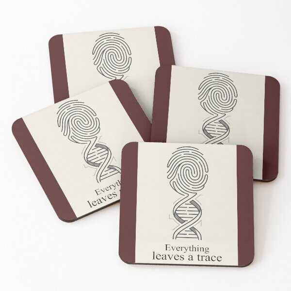 Item preview, Everything Leaves a Trace – Fingerprint DNA Forensics Illustration designed and sold by NeededTees.