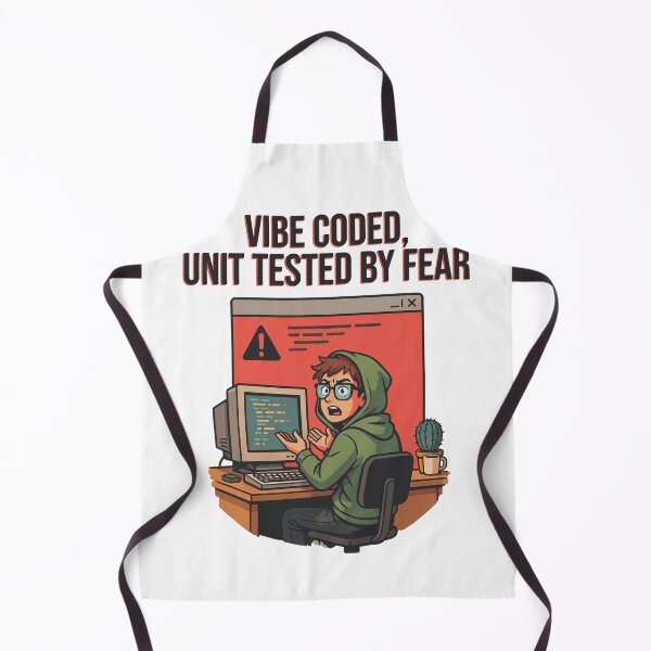 Item preview, Vibe Coded Unit Tested By Fear Programmer Humor designed and sold by Bianca Oltean.