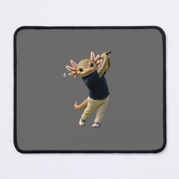Item preview, Just a Chill Axolotl Golfer – Funny Animal Golf Design designed and sold by MonsoonInkX.