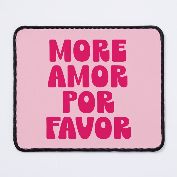 Item preview, More amor por favor (Sweet Pink Tone) designed and sold by Paigaam.