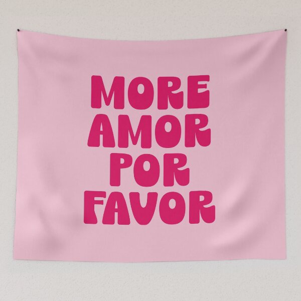 Item preview, More amor por favor (Sweet Pink Tone) designed and sold by Paigaam.
