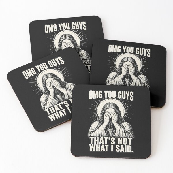 Item preview, OMG You Guys That's Not What I Said Religious Jesus Meme designed and sold by OlakunleOloroz.