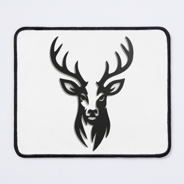 Item preview, Modern Stag Metal Wall Art – Minimalist Deer Head designed and sold by GG-Graphics.