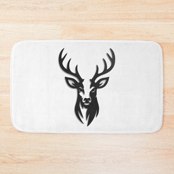 Item preview, Modern Stag Metal Wall Art – Minimalist Deer Head designed and sold by GG-Graphics.