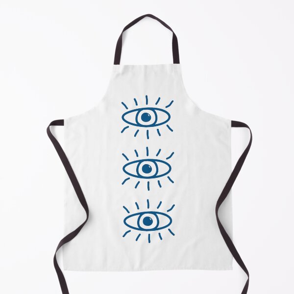 Item preview, Minimal Evil Eye Amulet – Spiritual Protection Symbol Blue Nazar Aesthetic Line Art designed and sold by station-one.