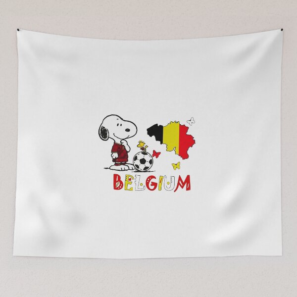 Item preview, Belgium Football World Cup Snoopy designed and sold by AlejandroRay.
