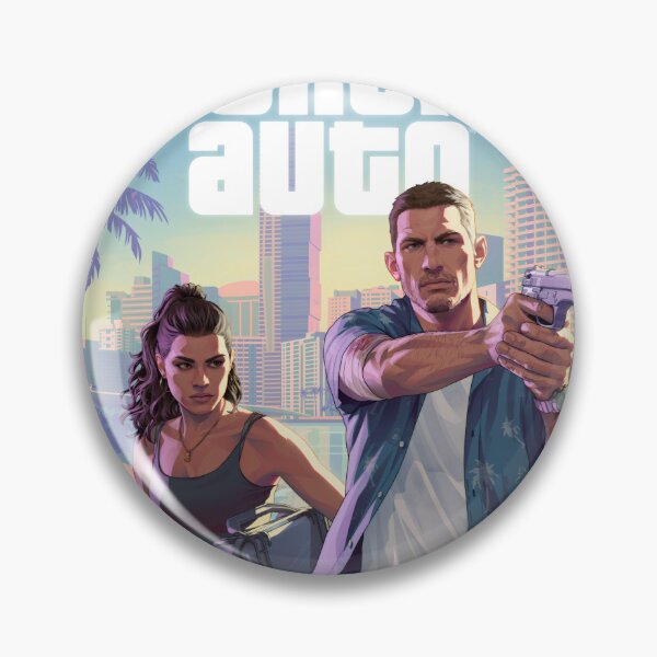 Item preview, Retro Vice City Gaming Poster - Neon Sunset Tropical Action Wall Art designed and sold by William Cano.