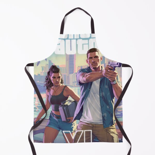 Item preview, Retro Vice City Gaming Poster - Neon Sunset Tropical Action Wall Art designed and sold by William Cano.