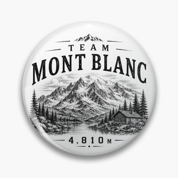 Item preview, Team Mont Blanc Mountain Hiking Design designed and sold by Miles&Moments.