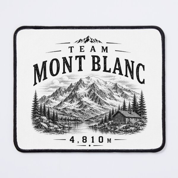 Item preview, Team Mont Blanc Mountain Hiking Design designed and sold by Miles&Moments.