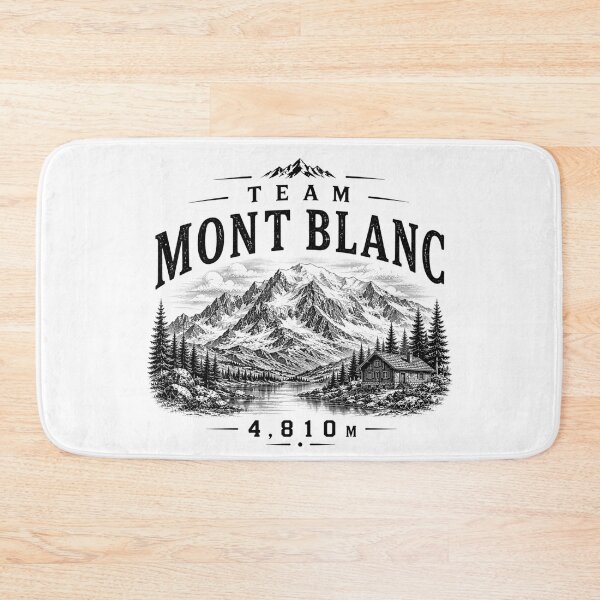 Item preview, Team Mont Blanc Mountain Hiking Design designed and sold by Miles&Moments.