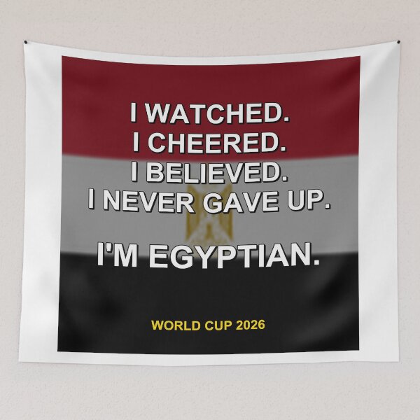 Item preview, I'm Egyptian. World Cup 2026 National Fan Design designed and sold by ariksworld.