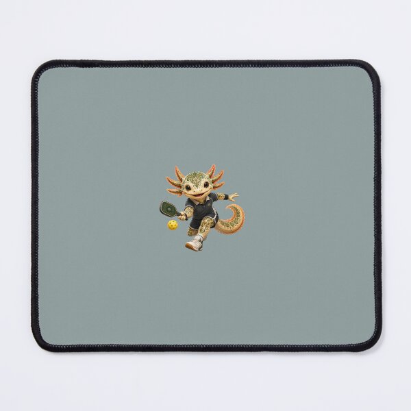 Item preview, Funny Axolotl Playing Pickleball designed and sold by MonsoonInkX.