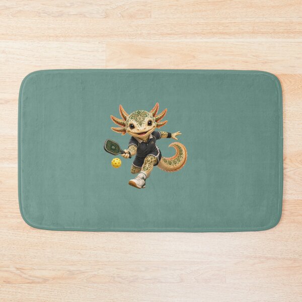 Item preview, Funny Axolotl Playing Pickleball designed and sold by MonsoonInkX.