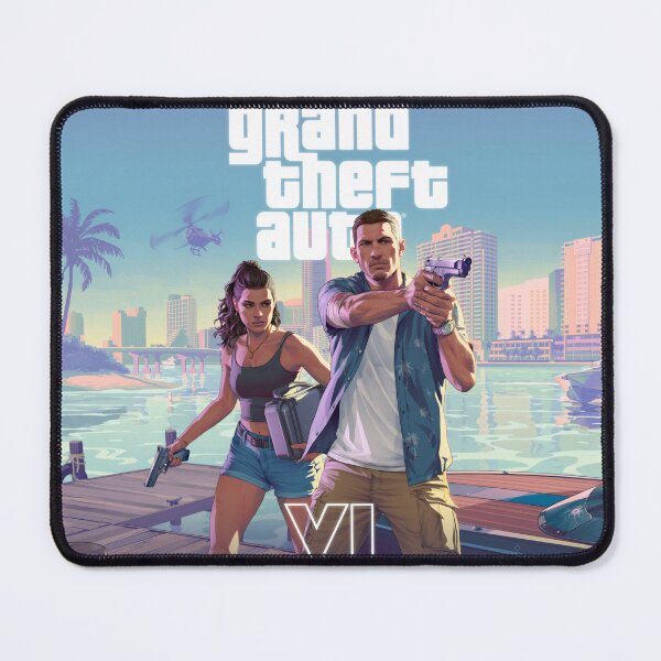 Item preview, Dangerous Duo Tropical Neon - Vice City Mobile Case and Gadget Sticker designed and sold by William Cano.