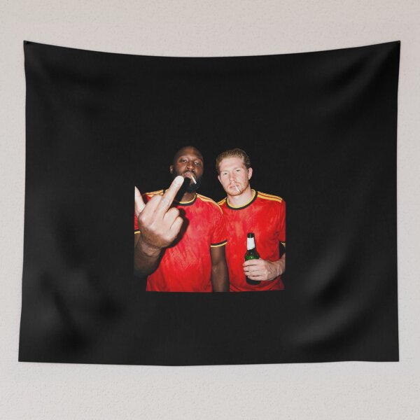 Item preview, Belgium Football Team- Lukaku x De Bruyne Middle Finger designed and sold by AlejandroRay.