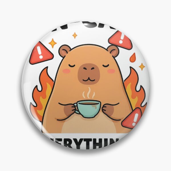 Item preview, On-Call Everything's Fine Capybara designed and sold by Bianca Oltean.