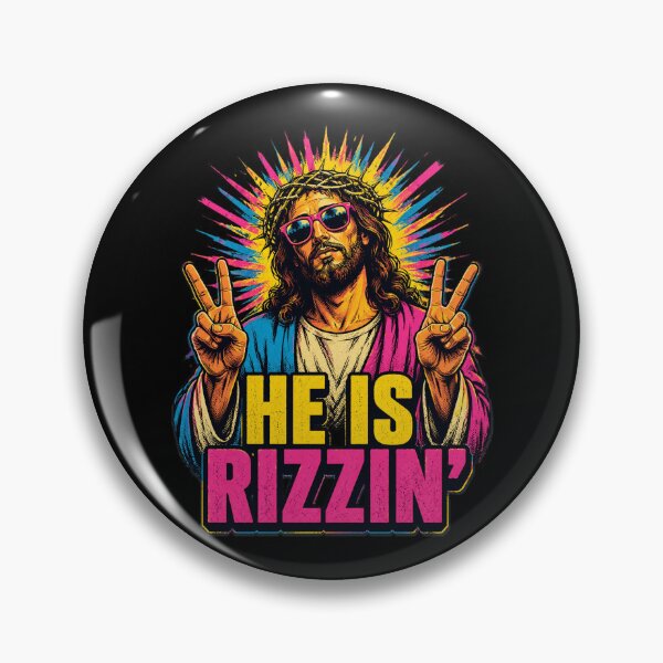 Item preview, Retro He is Rizzin Funny Jesus Has Rizzen Easter Christian designed and sold by OlakunleOloroz.