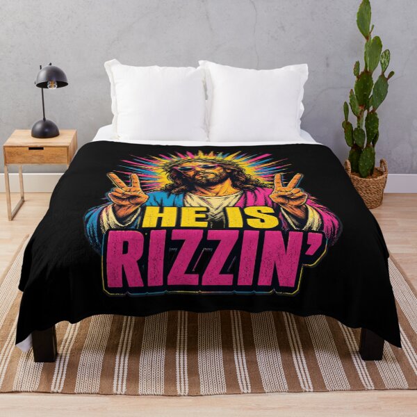 Item preview, Retro He is Rizzin Funny Jesus Has Rizzen Easter Christian designed and sold by OlakunleOloroz.