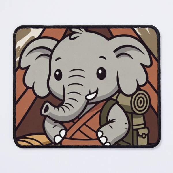 Item preview, Adorable Elephant in Traditional Attire Art designed and sold by IntelliMindDesigns.