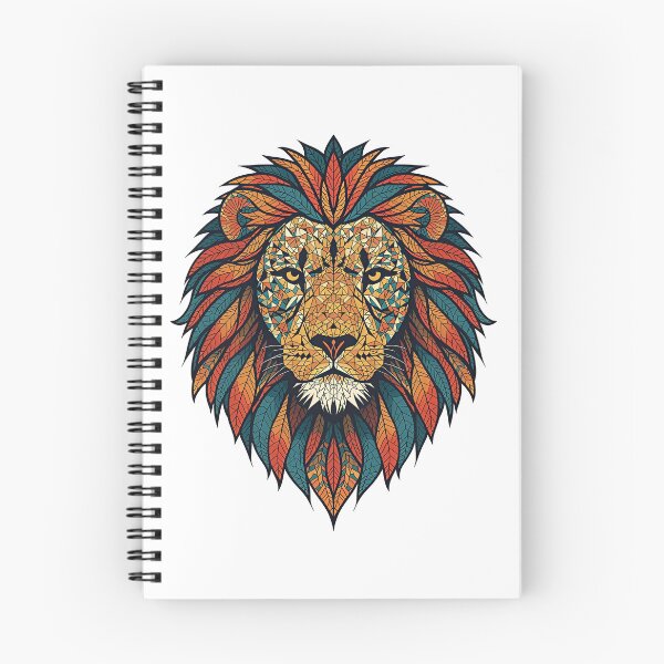 Item preview, Mosaic Geometric Lion – Vibrant Stained Glass Wildlife Art designed and sold by Artisan Finds Online.