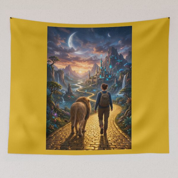 Item preview, Walking with a lion into fantasy land designed and sold by WiseBow.
