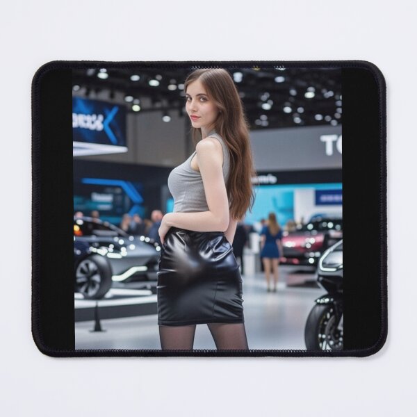 Item preview, The woman at the motor show designed and sold by e-not-shop.