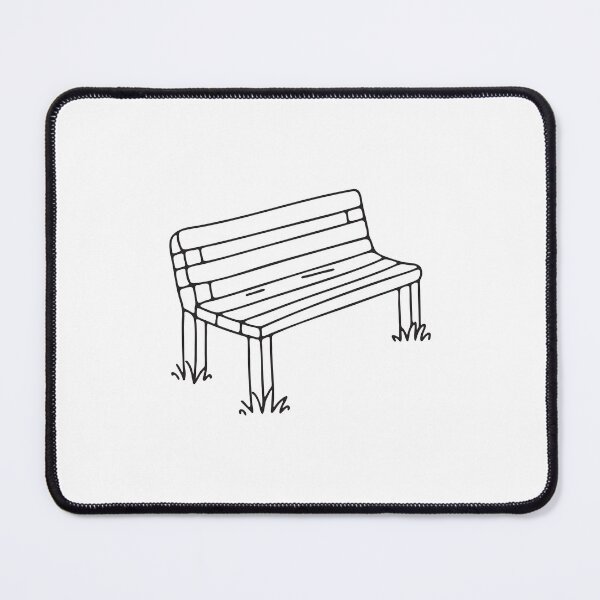 Item preview, Bench Leaning on Soft Ground designed and sold by rasagamastore.