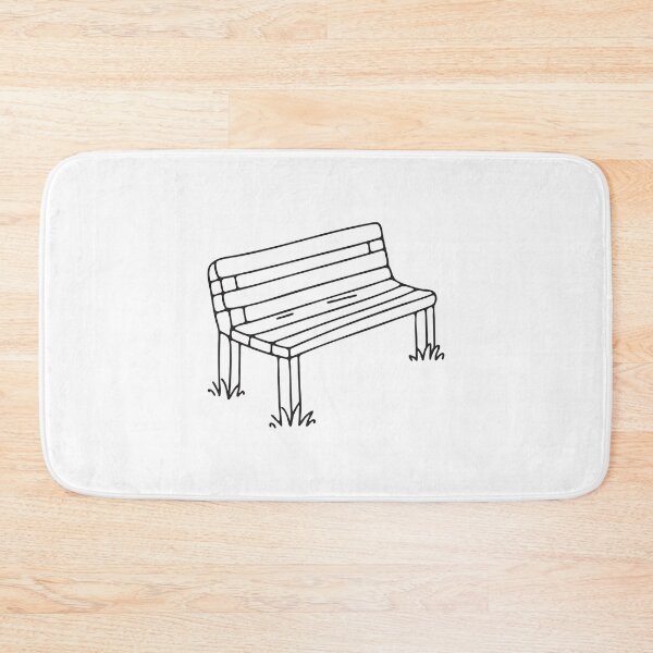 Item preview, Bench Leaning on Soft Ground designed and sold by rasagamastore.