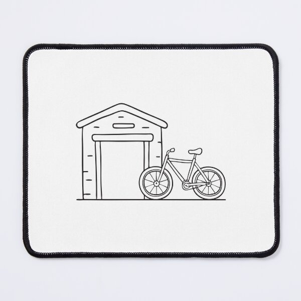 Item preview, Bicycle Near Underground Garage Entrance designed and sold by rasagamastore.