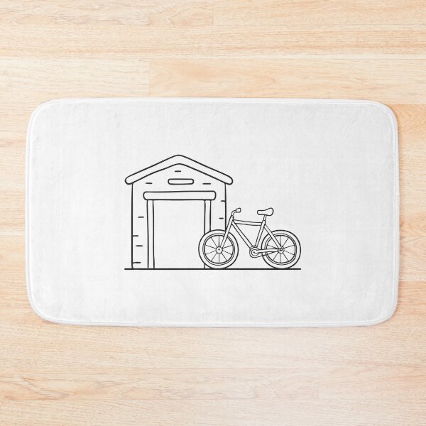 Item preview, Bicycle Near Underground Garage Entrance designed and sold by rasagamastore.