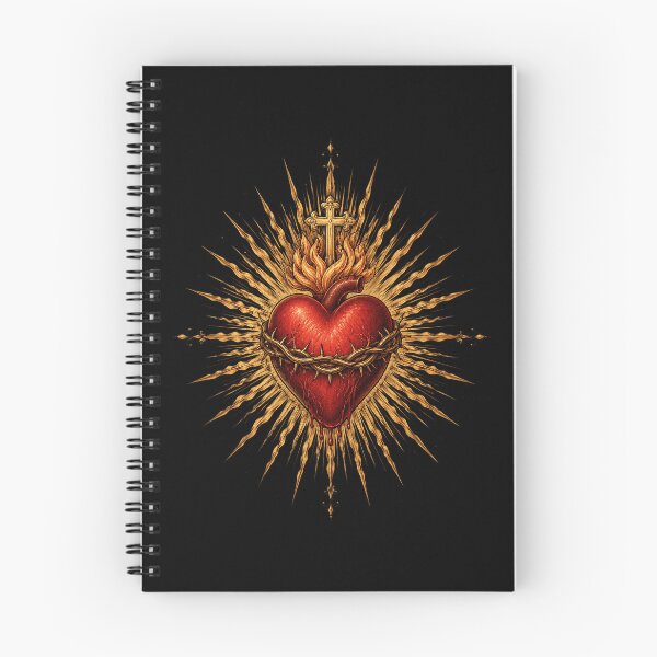 Item preview, Sacred Heart of Jesus Catholic Vintage Heart designed and sold by OlakunleOloroz.