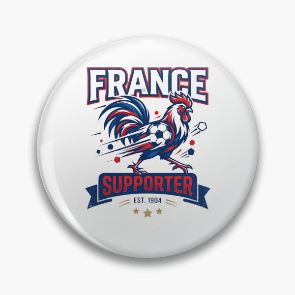 Item preview, France Football Supporter Rooster – World Cup Soccer Fan Design designed and sold by SzymonC000zyArt.