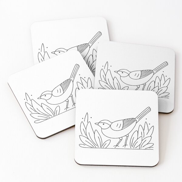 Item preview, Bird Moving Through Dense Underbrush designed and sold by rasagamastore.