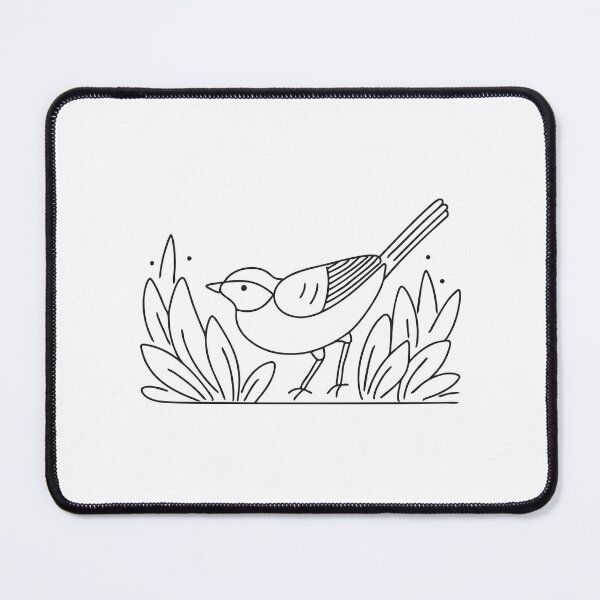 Item preview, Bird Moving Through Dense Underbrush designed and sold by rasagamastore.