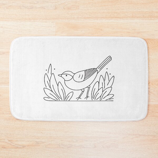 Item preview, Bird Moving Through Dense Underbrush designed and sold by rasagamastore.