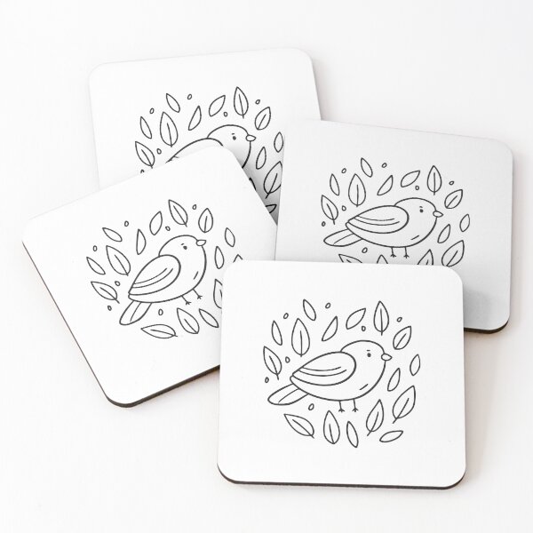 Item preview, Bird Among Fallen Leaves designed and sold by rasagamastore.